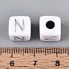 Opaque Acrylic Beads SACR-T035-03N-4