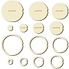 14Pcs 14 Style Wood Hoop Rings Macrame for DIY Craft Making DIY-WH0545-006-1