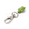 Tortoise Synthetic Turquoise Pendant Decoration HJEW-JM02294-4