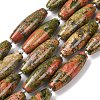 Natural Unakite Beads Strands G-L654-G13-01-2