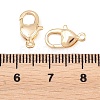 Brass Lobster Claw Clasps KK-H287-08H-G-3