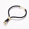 Nylon Cord Bracelet Making X-MAK-P005-06G-1