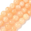 Dyed Natural Malaysia Jade Beads Strands G-G021-02C-11-2