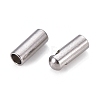 Tarnish Resistant 201 Stainless Steel Cord Ends STAS-F250-10P-F-2