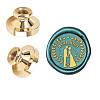 Wax Seal Brass Stamp Head AJEW-WH0209-593-1