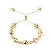 Brass Round Beads Slider Bracelets for Women LS-BJEW-D357-06B-G-2