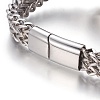 304 Stainless Steel Link Bracelets BJEW-P255-02AS-4