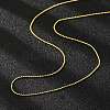 Brass Ball Chain Necklaces X-MAK-L009-06G-3