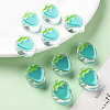 Transparent Enamel Acrylic Beads X1-TACR-S155-003G-6
