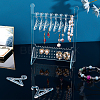 Transparent Acrylic Earrings Display Hanger EDIS-WH0029-33B-6
