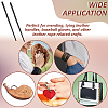 Steel Leather Rope Knitting Needles for Leather Repairing Weaving Crafts DIY-WH0750-027-5