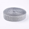 6 Rows Plastic Diamond Mesh Wrap Roll OCOR-WH0048-01B-3cm-1