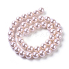 Eco-Friendly Glass Pearl Beads Strands HY-XCP0003-01-3