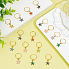 Alloy Enamel Dreadlocks Beads HJEW-AB00146-4