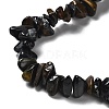 Natural Tiger Eye Chip Beads Strands G-M205-03A-3