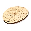 DIY Crafts Easter Egg Shape Cutouts Pendants AJEW-P087-B02-11-4