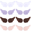 40Pcs 4 Colors Cloth Ornaments Accessories AJEW-GF0012-68-1
