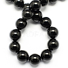 Natural Obsidian Bead Strands G-R173-14mm-02-2