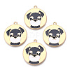 Eco-Friendly Alloy Enamel Pendants X-ENAM-Q437-053-NR-2