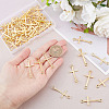 CHGCRAFT 60Pcs Alloy Connector Charms FIND-CA0005-56-3