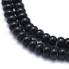 Synthetic Black Stone Beads Strands G-E507-24A-3