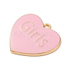 Alloy Enamel Pendants ENAM-M009-02B-03G-2