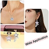 10Pcs Glass Pendants GLAA-YW0004-64B-01-6
