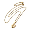 PVD Vacuum Plating 201 Stainless Steel Necklaces NJEW-H033-01G-U-2