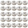 Brass Rhinestone Spacer Beads RB-YW0001-04D-01S-1