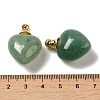 Natural Green Aventurine Perfume Bottle Pendants G-Z039-03G-06-3
