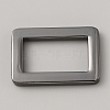 Rectangle Zinc Alloy Adjuster Buckles FIND-WH0111-470B-B-1