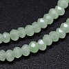 Faceted Rondelle Glass Beads Strands GLAA-M028-2mm-B05-2