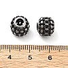 304 Stainless Steel European Beads STAS-V008-45AS-3