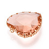 Transparent Glass Pendants KK-N283-01I-G-2