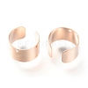 304 Stainless Steel Ear Cuff Findings STAS-H151-09RG-2