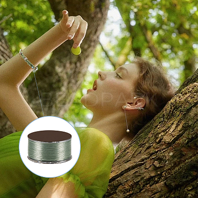 Nylon Beading Thread NWIR-WH0005-10U-1