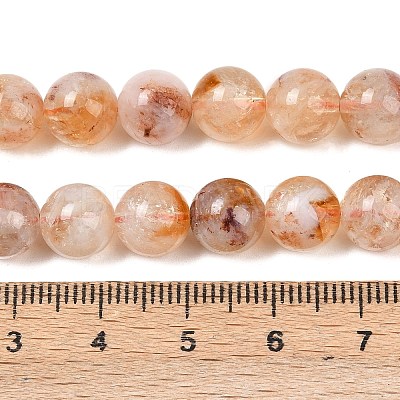 Heated Natural Citrine Beads Strands G-S362-105C-1