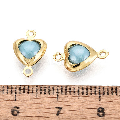 Brass Connector Charms KK-N286-03B-G-1