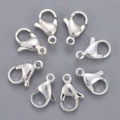 304 Stainless Steel Lobster Claw Clasps STAS-E464-21E-S-1