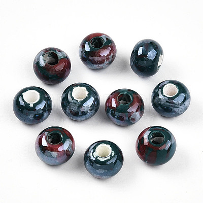 Handmade Porcelain European Beads OPDL-Q100-4-1