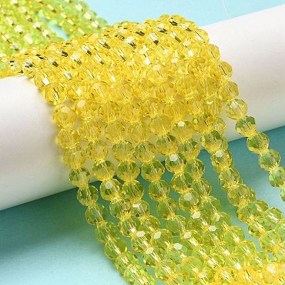 Transparent Glass Beads EGLA-A035-T6mm-D03-1