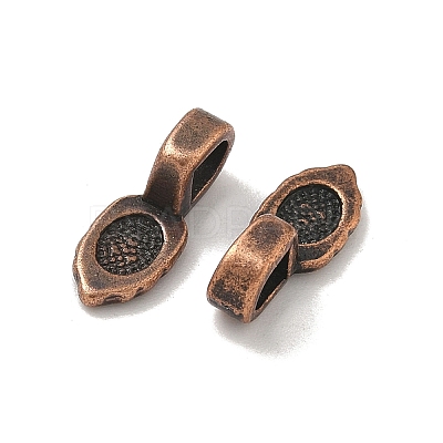 Tibetan Style Pendant Bails X-RAB3357Y-1