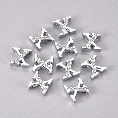 Alloy Slide Charms PALLOY-WH0066-21X-1