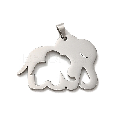 Non-Tarnish 304 Stainless Steel Pendants STAS-O005-24A-P-1