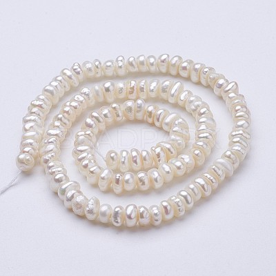 Natural Cultured Freshwater Pearl Beads Strands PEAR-F004-64-01-1