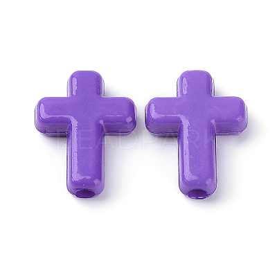 Opaque Acrylic Beads SACR-436-C13-1