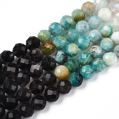 Natural & Synthetic Mixed Gemstone Beads Strands G-D080-A01-01-02-1