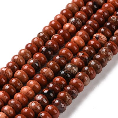Natural Red Jasper Beads Strands G-D481-05-1