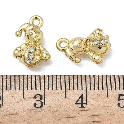 Christmas Alloy Crystal Rhinestone Pendants FIND-L026-01F-G-1