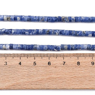 Natural Sodalite Beads Strands G-F631-A46-1